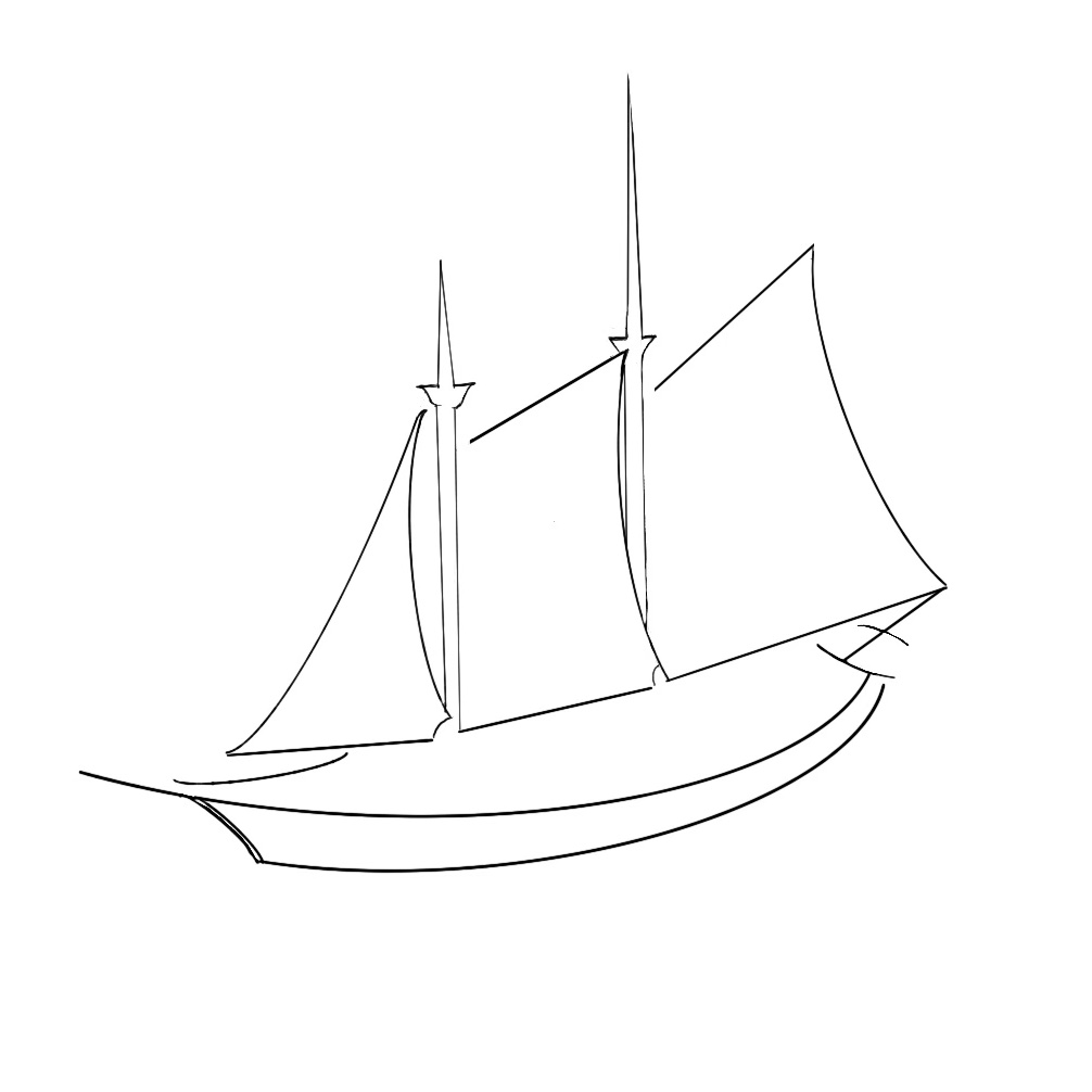 Schooner Illustration